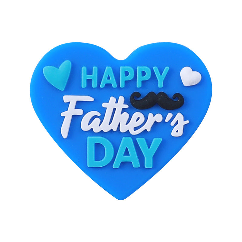 Father's Day Silicone Beads