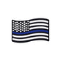 American star striped silicone beads