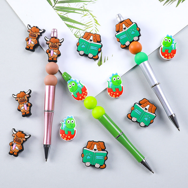 Highland Cow Silicone Beads