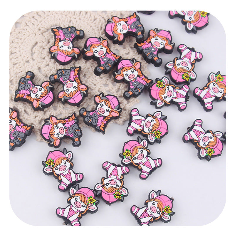 Maternal and child products cartoon animal cow focal