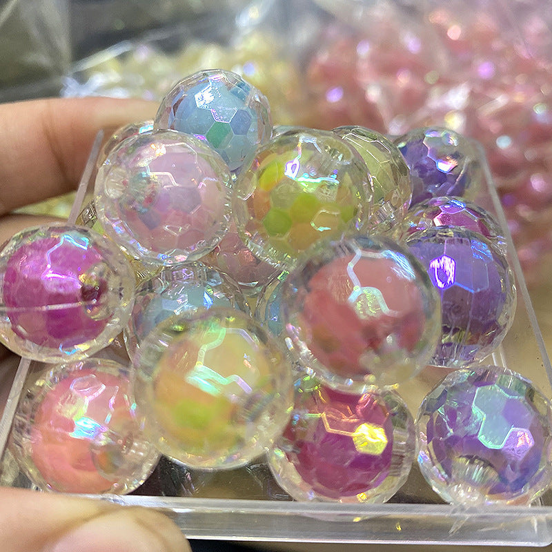 Double layer acrylic beads