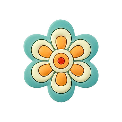 Spot flower tooth silicone beads