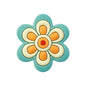 Spot flower tooth silicone beads