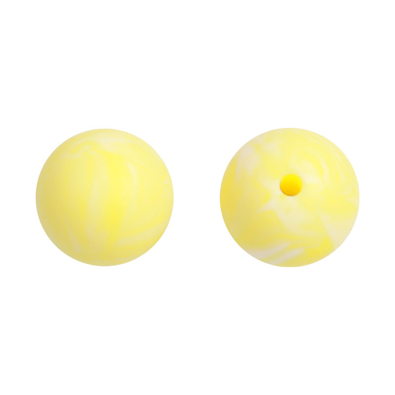 Candy colored silicone beads