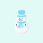 Snowman Polar Bear Silicone Beads