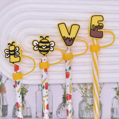 Cartoon Bee Straw Cap