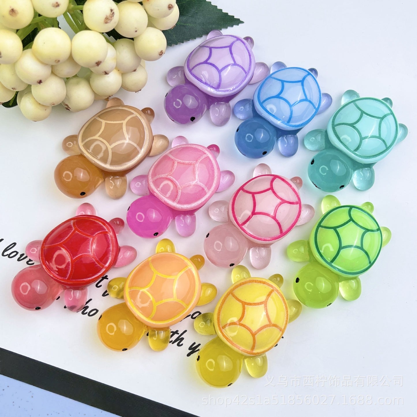 Glowing turtle