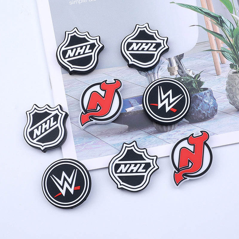 Hockey team silicone beads