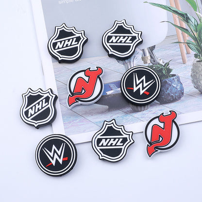 Hockey team silicone beads