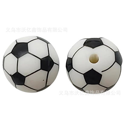 Ball type silicone beads