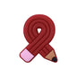 Pencil silicone beads focal