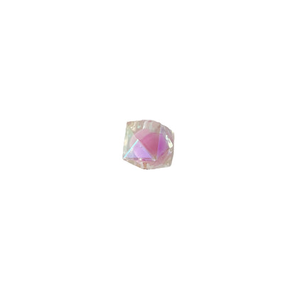 Water cube polygonal diamond shaped acrylic beads