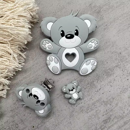Little Bear Silicone Beads