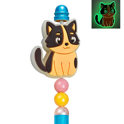 Cat series soft rubber fluorescent focal