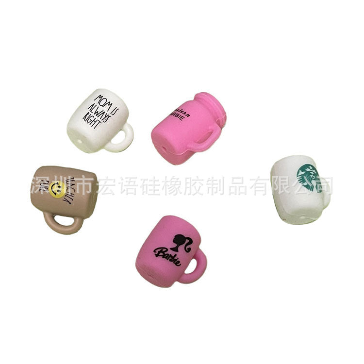 Silicone beads for cups