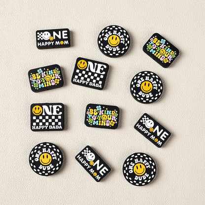Creative English letter silicone beads