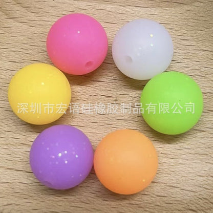 Macaron colored food grade silicone beads
