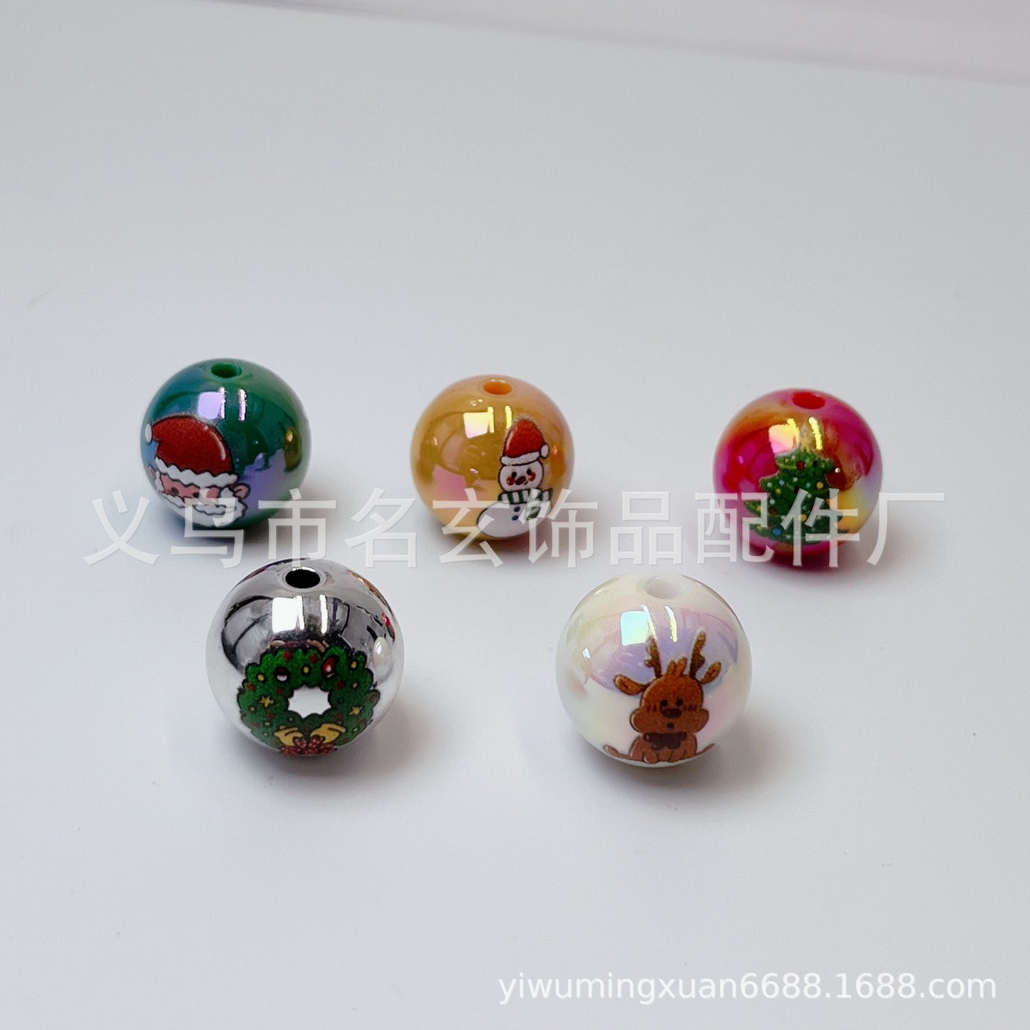 Christmas bead acrylic