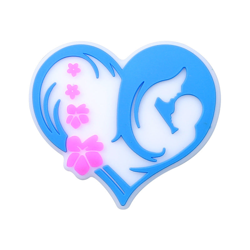 Mother's Day Silicone Beads focal