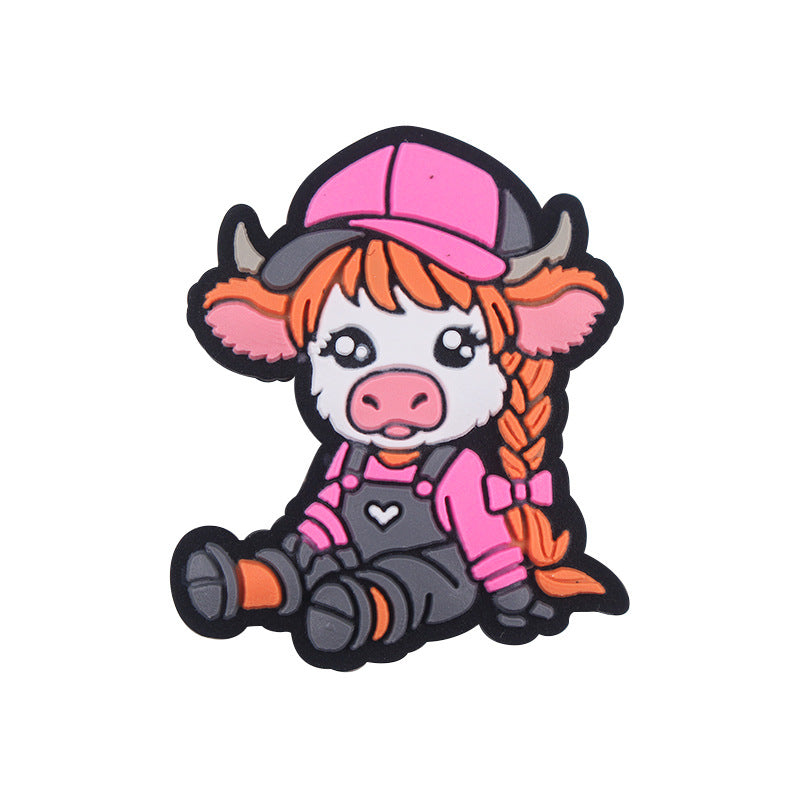 Maternal and child products cartoon animal cow focal
