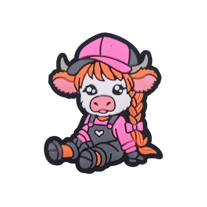 Maternal and child products cartoon animal cow focal
