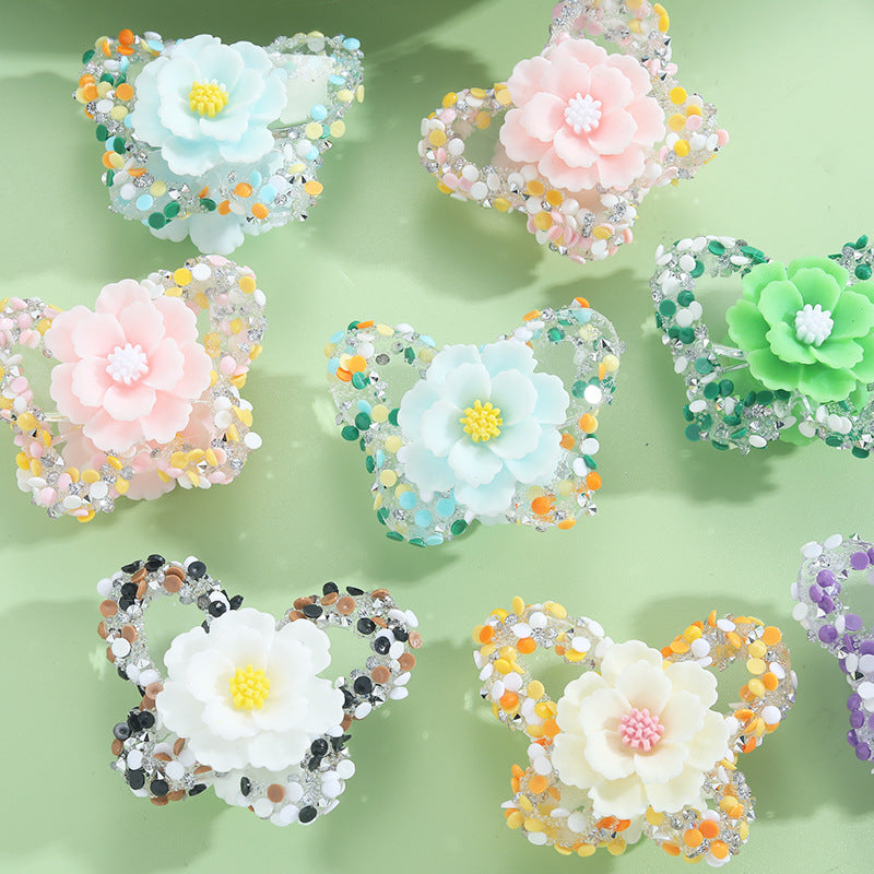 Butterfly Acrylic Beads