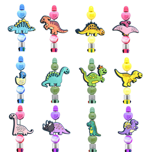 Cartoon dinosaur focal