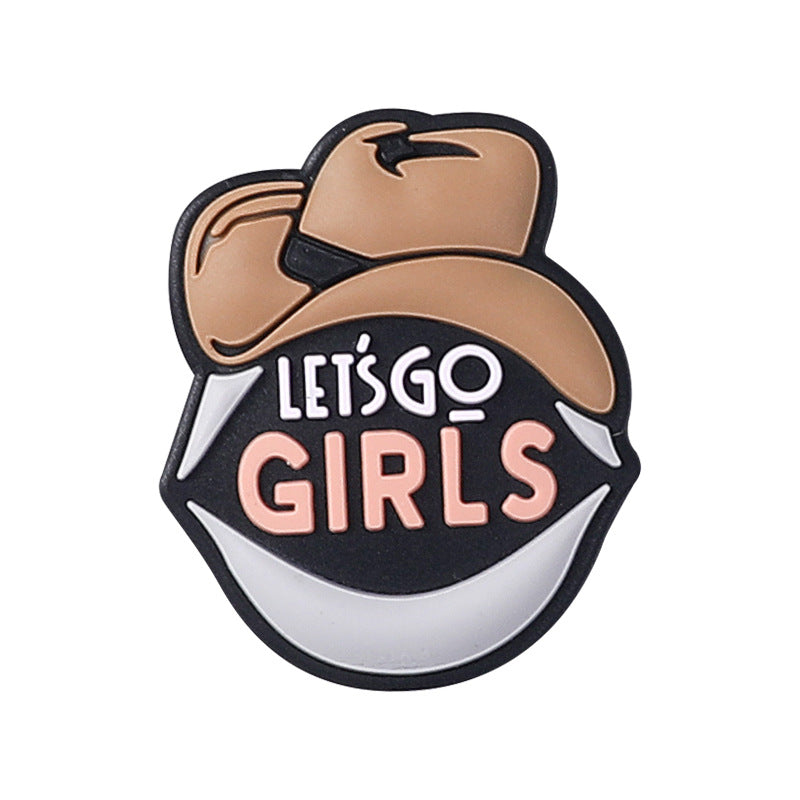Cowboy women's silicone beads