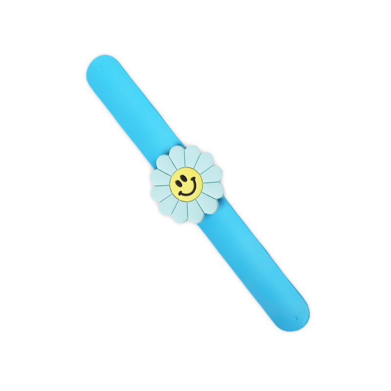 Smiling Sun Flower snap ring