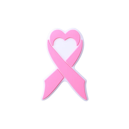 European and American Pink Love Silicone Beads