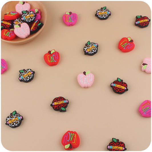 Cute Apple Silicone focal