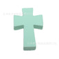 Solid color cross silicone beads