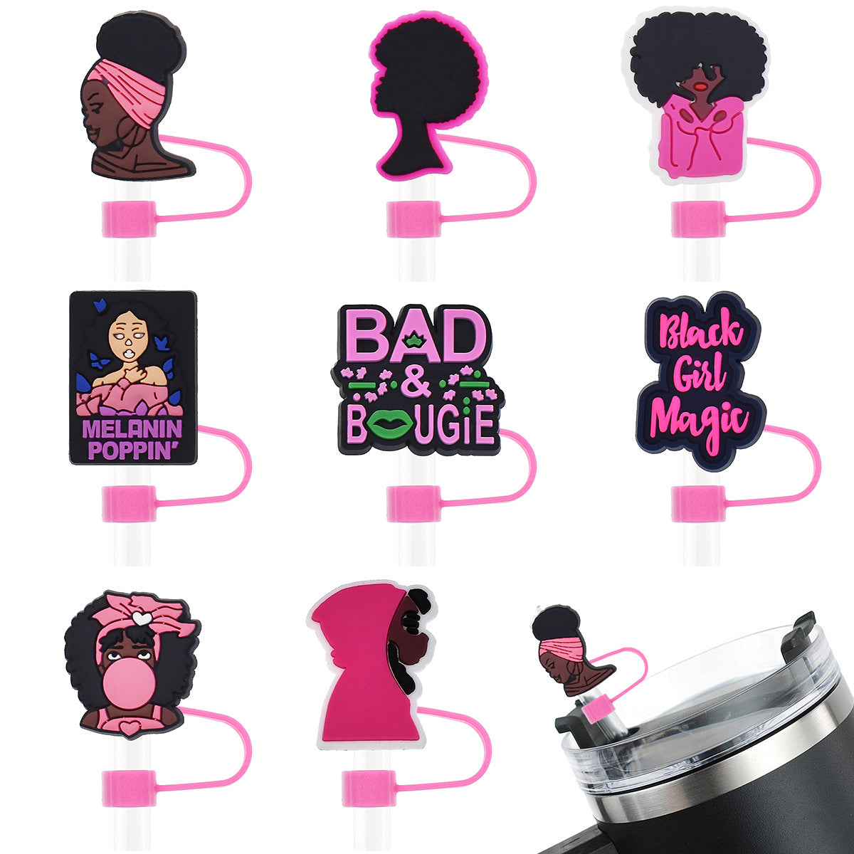 Fashionable girl Straw Cap