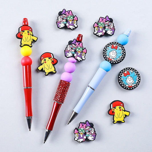 Cartoon Pikachu Silicone Beads