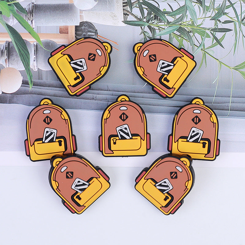 European and American backpack silicone beads