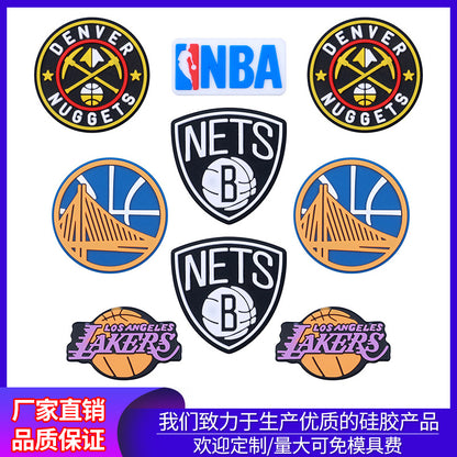 Lakers silicone beads focal