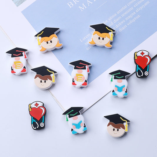 New Graduation Season Silicone Beads