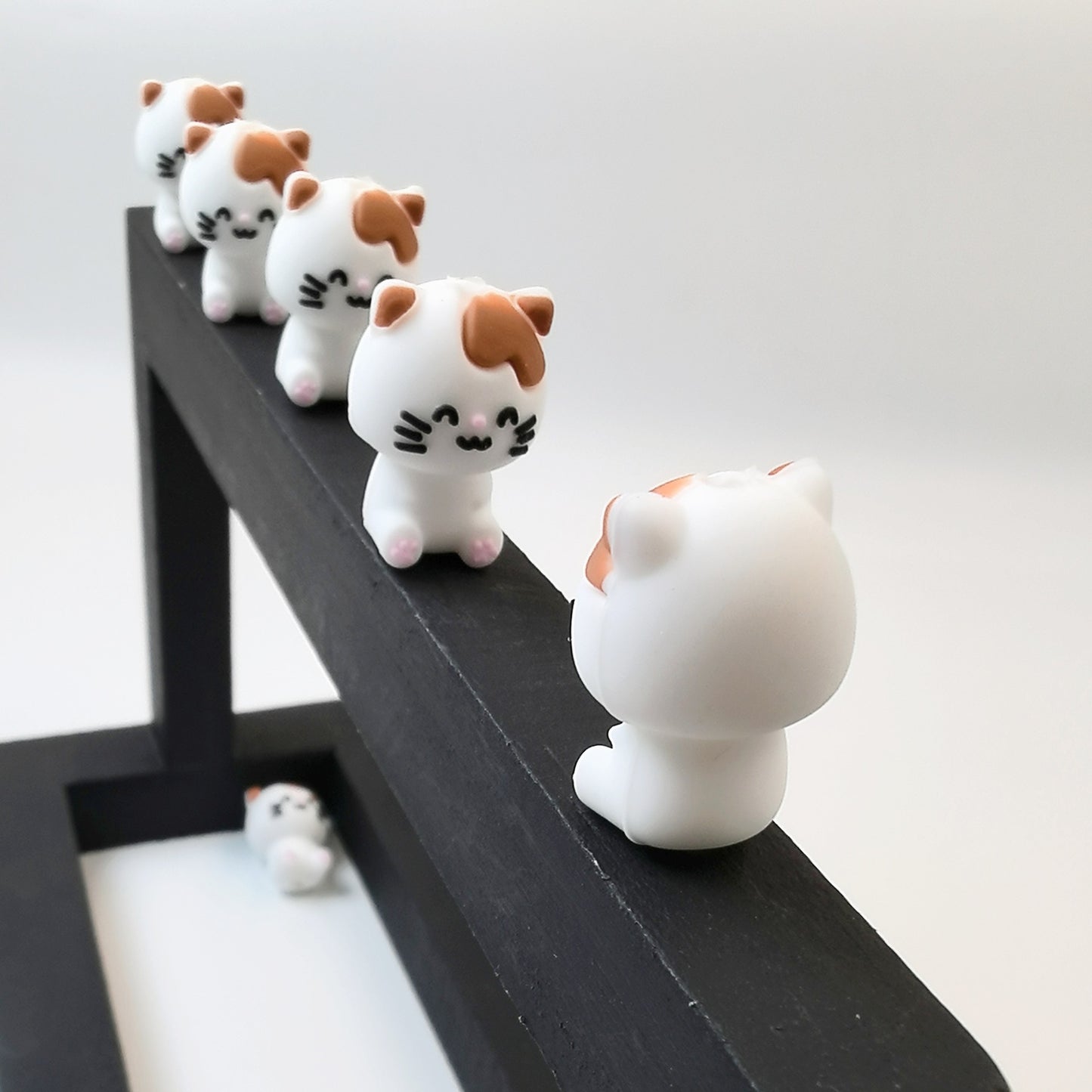 Kitten 3D stereoscopic silicone cute cartoon