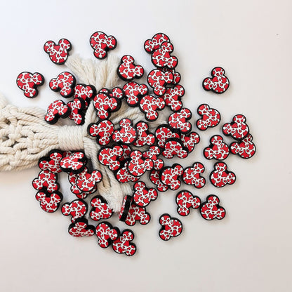 Spotted Mickey Silicone DIY Beads