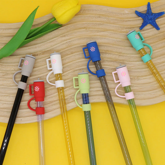 Silicone straw cap