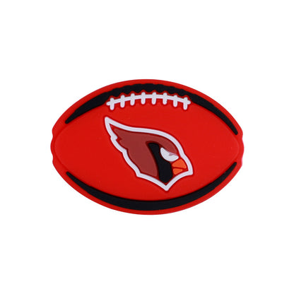 American football team silicone beads