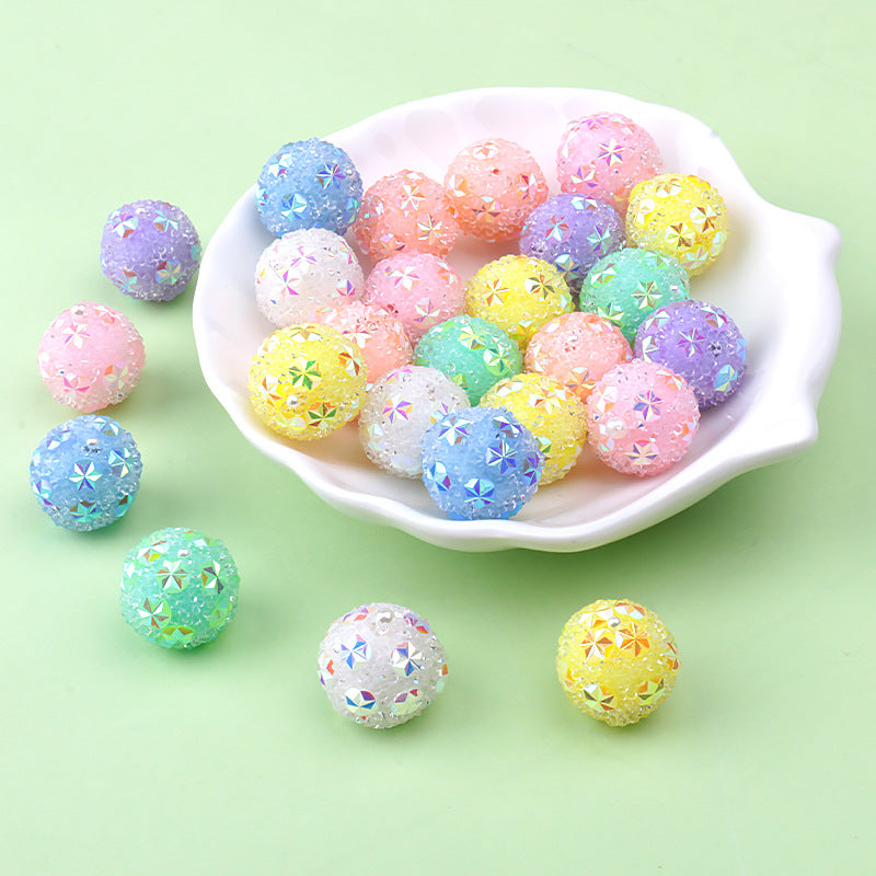 Sugar beads, acrylic beads