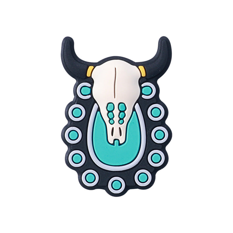 Cowboy silicone beads silicone beads