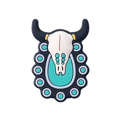 Cowboy silicone beads silicone beads