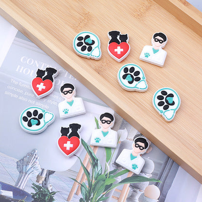 Pet Doctor Silicone Beads focal