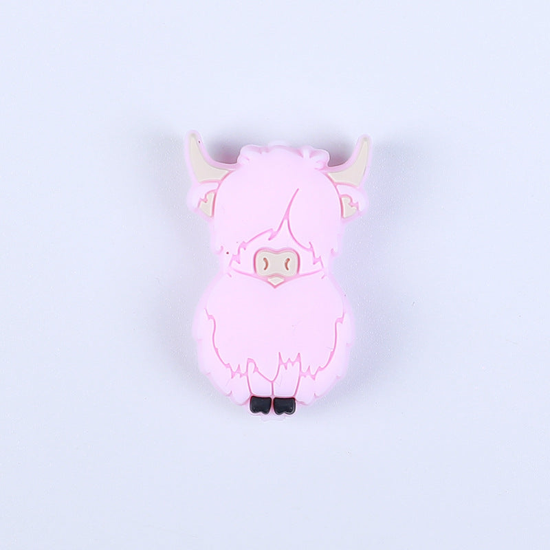 Cartoon silicone beads