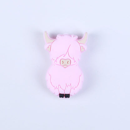 Cartoon silicone beads