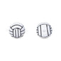 Basketball printed silicone beads