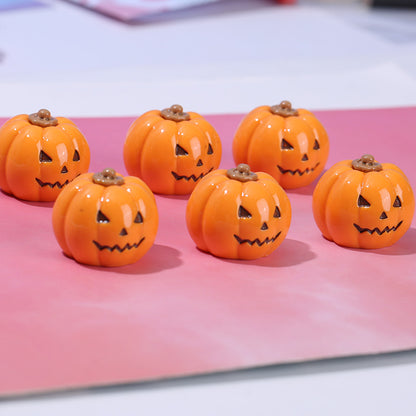 Fat and chubby pumpkin ornament keychain resin accessories