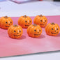 Fat and chubby pumpkin ornament keychain resin accessories